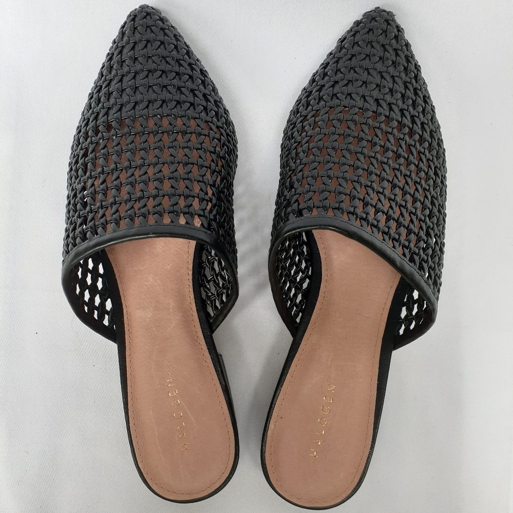 Halogen slip on mule shoes